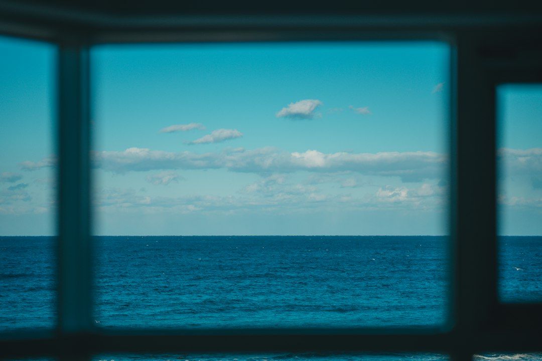 Clear ocean-view windows after a Dane Anderson Window Cleaning visit